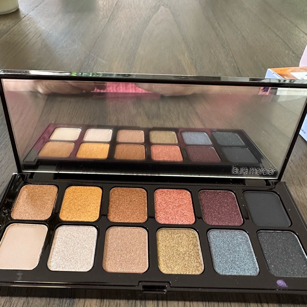 Laura Mercier Eyeshadow Palette - Gold, Brown, Pink, Gray